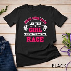 Car Racing Checkered Flag Automobile Female Motor Racer T-Shirt Unisex T-shirt