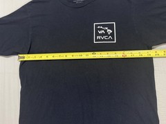 RARE RVCA Mens Hawaiian Islands Graphic Print Short Sleeve T Shirt Black Sz M