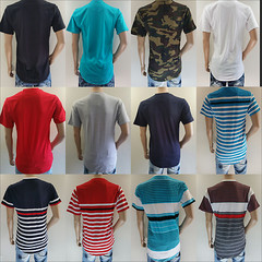 Men’s Basic Extended Long T- Shirt Elongated S-4XL 100% COTTON