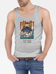 personalized cat daddy inner peace tank top