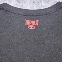 Tapout T-Shirt Mens XL Black Red Graphic Logo Performance Training MMA Gym Tee