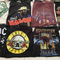 Rock Band Concert T-Shirt Lot of 20 Modern Pop Tour Music Tees Bundle Reseller