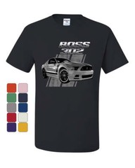 Ford Mustang Boss 302 T-Shirt 50 Years Anniversary Muscle Car Tee Shirt