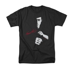 BRUCE LEE THE DRAGON AWAITS Licensed Adult Men’s Graphic Tee Shirt SM-6XL