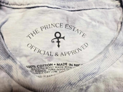 Prince Mens Official Licensed Rose Purple Rain Graphic Tie Dye Tee T Shirt Med