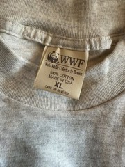 VTG 90s World Wildlife Fund Shirt XL Elephant Panda See Photo For Discoloration
