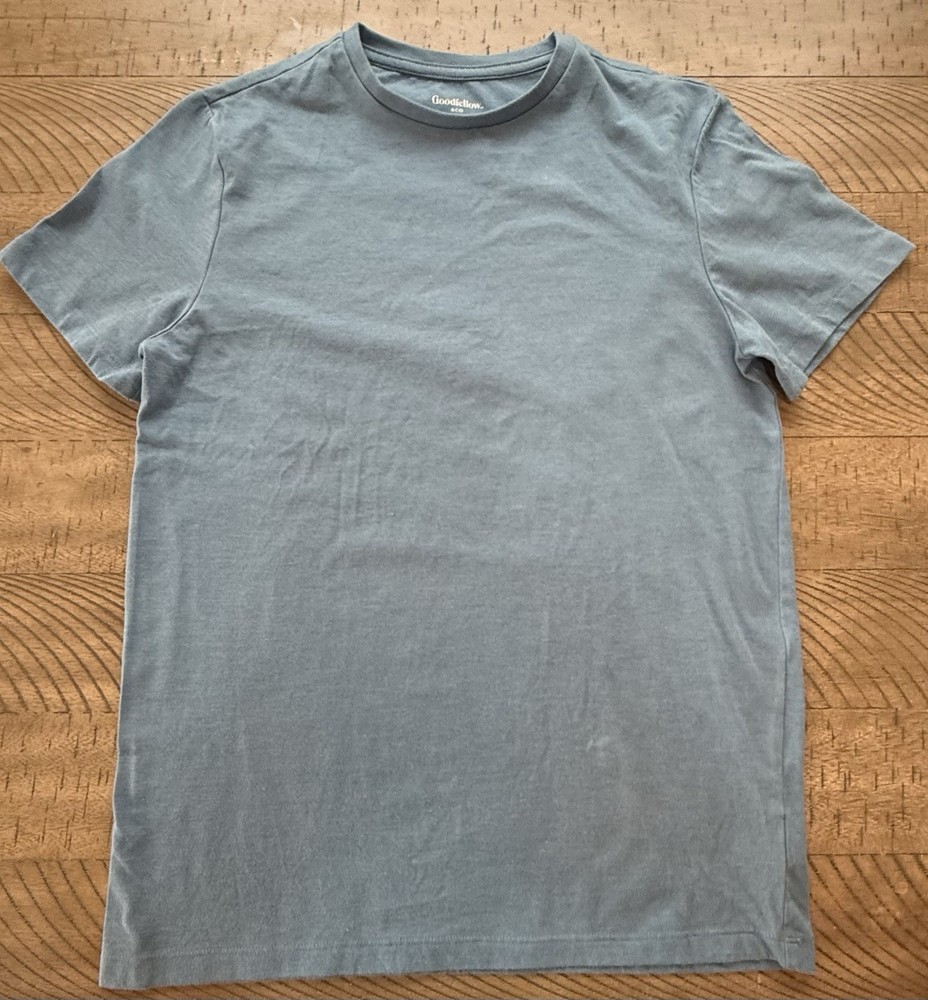 Goodfellow & Co Men’s Tshirt Size S Small With Pocket Teal Blue Casual
