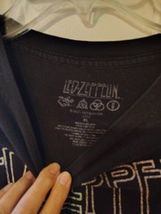 Led Zeppelin United States Of America 1977 Shirt Men XL Black Short Sleeve Retro