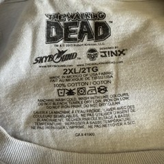 The Walking Dead Comics T Shirt Men Size 2XL Grey Streetwear