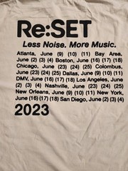 Re:SET Music Featival And Concert Tee Size XL