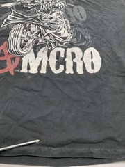 Shirt Mens XL Black Sons Of Anarchy SAMCRO Graphic Long Sleeve Tee Cotton Jersey