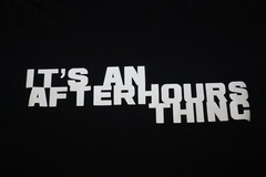 DIESEL GRAPHIC T SHIRT ‘IT’S AN AFTER HOURS THING’ MEN COTTON SHIRT SIZE MEDIUM