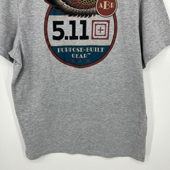 5.11 Tactical Mens XL Gray Purpose Built Gear Graphic T-Shirt Short Sleeve