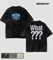 Wearova Stone Cold Steve Austin Skull WHAT Wash WWE T-shirt – Austin 3:1