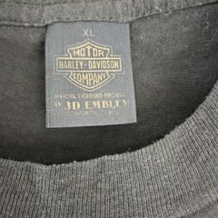 Vintage 3D Emblem Harley Davidson T Shirt Medium 1985 Righteous Ruler Back Print