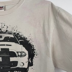 Ford Mustang Shelby GT Double Sided Graphic Car T-Shirt Indie Streetwear Large