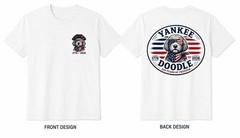 Patriotic Yankee Doodle Dog 4th of July 250 Years America Dog Mom Unisex T-Shirt