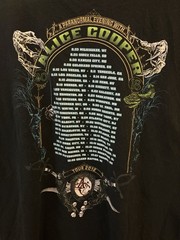 Org. Paranormal Evening With Alice Cooper 2018 USA 43 Cities Mens 2X