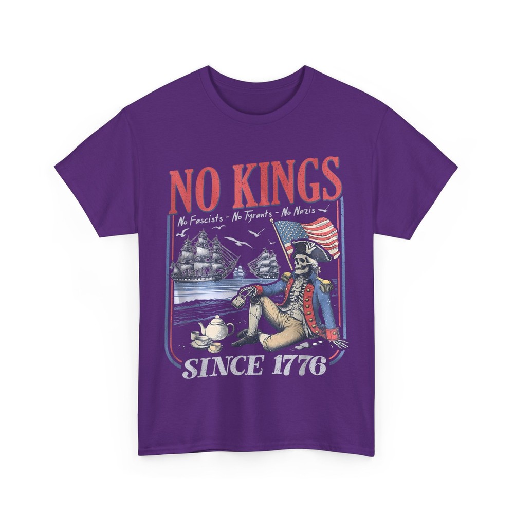 Retro No Kings No Fascists No Tyrants No Nazis Since 1776 T-Shirt