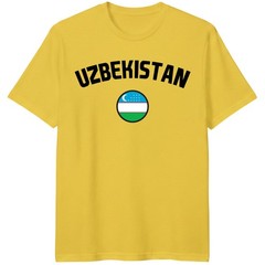 Uzbekistan football T Shirt,Personalised football Tee,Custom Name and Number Top