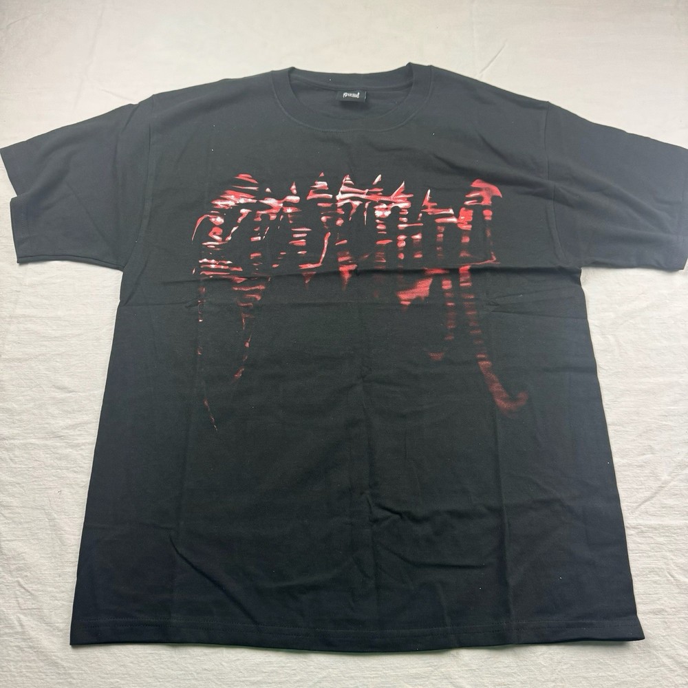 Revenge Black T Shirt Red Arch Logo Writing Size Large Men