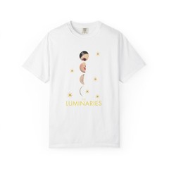 Unisex The Luminaries Celestial Stars Moon Phase American Cotton T-Shirt