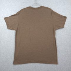 Ariat Shirt Mens XL Brown Short Sleeve Mountain Logo Heathered Tee Buckle