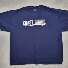 United States Coast Guard Shirt Men XXL Blue Crewneck Military Veteran Vet Adult