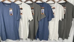 Kenneth Cole Men’s SLIM XXL Lot of 6 Tees (2) Each Color “fit like size LARGE”