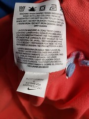 New with tag! Tri tone color Small Nike Polo shirt Blues And Red.