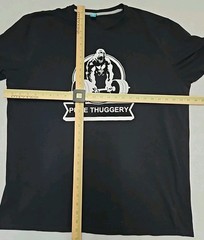 Spread Shirt Gorilla Power Lifter Weight Training Black T-shirt Men’s Size 3XL