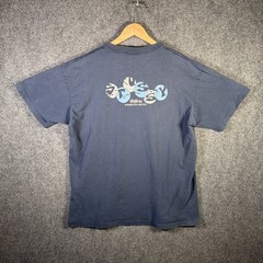 Vintage Stussy Shirt Mens XL Navy 90s International Surf Skate California USA