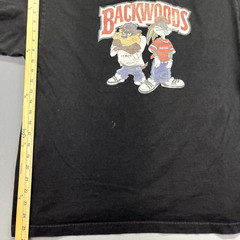 Backwoods Cigars Bugs Bunny Taz Vintage T Shirt Mens XL Black ALSTYLE
