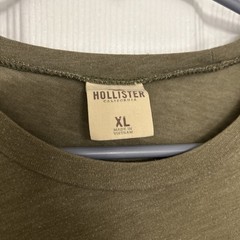 Hollister Olive Green men’s XL Crew Neck Short Sleeve Tshirt Light Weight