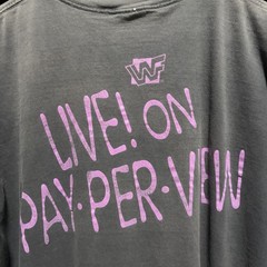 vintage 90s sunfaded distressed wwe wrestlemania grunge single stitch tshirt xl