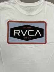 RVCA Mens Happy Hour Graphic Short Sleeve T Shirt White Sz L