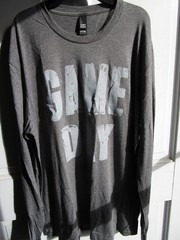 Game Day Team Sports Long Sleeve T shirt XL unisex Heather Gray Super Soft NIP