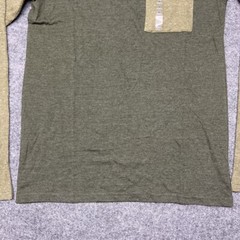 Arizona T-Shirt Mens M Green Long Sleeve Pocket Crew Neck Polycotton New