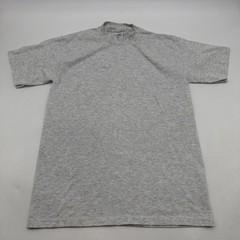 VTG Cal Cru T-shirt Men S Gray Solid Single Stitch In USA.#41583