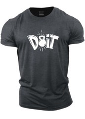 DoIt Workout Fitness Gym Saying Mens Tee. NEW. Size Medium