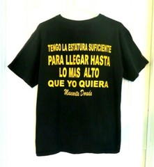 WWE Mascarita Dorada Black Red T-Shirt size L Yazbek Brand Mexican Wrestler