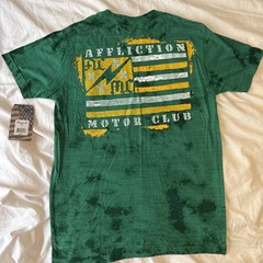 Affliction Mens T-shirt AC Shamrock Size L