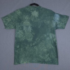 Vintage The Mountain Giraffe Shirt Size XL Green Tie Dye Anthony Casey 1999 USA
