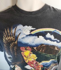 Vintage 90s Harley Davidson T Shirt Mens Large Eagle Pacific Honolulu Hawaii USA