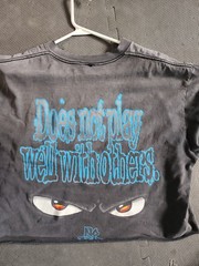 Vintage No Fear T Shirt Size Large Mens Low Waist Crop