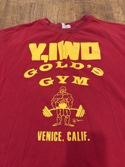 YIWO Gold’s Gym Shirt Venice Yeah I Workout Vintage Style Crop-top Bodybuilding