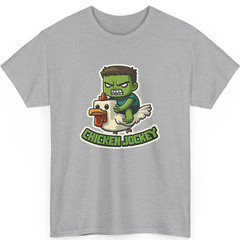 Funny Chicken Jockey T Shirt, Gamer Chicken Ride Games Unisex Kids Adult Top