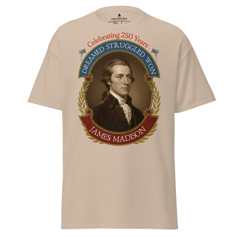 James Madison Portrait Tee | Celebrating 250 Years