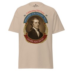 James Madison Portrait Tee | Celebrating 250 Years