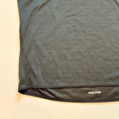 Adidas Response Climalite Running Shirt Mens Small Black Grey Athletic Tee Gym